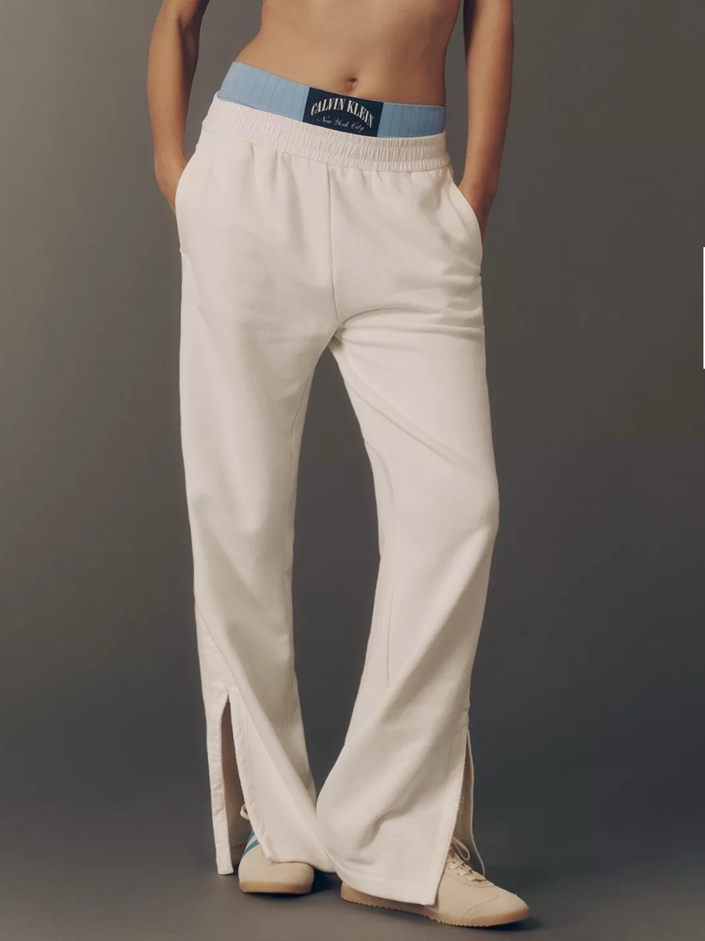 NWT Nation Los Angeles Abigail Ivory Sweatpants, XS